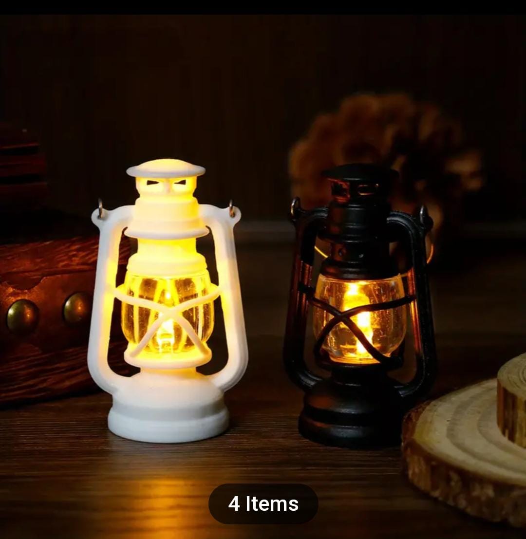 Mini LED Plastic Lanterns for Home Decoration